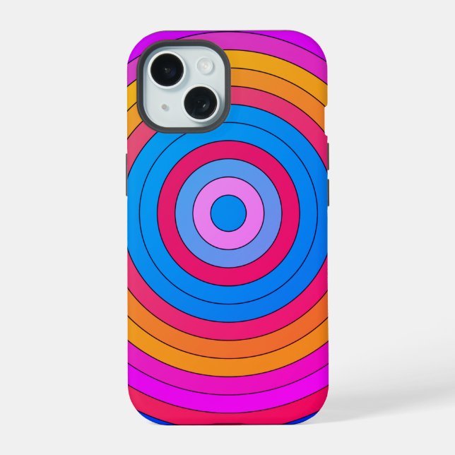 Hypnotized(ultra violet) iphone case (Back)