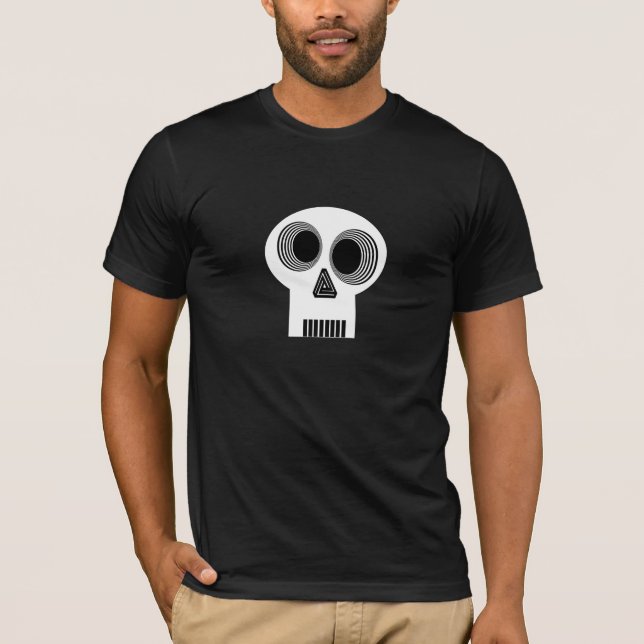Hypnotized White Skull Tee (Front)