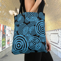 Hypnotizing circles - blue