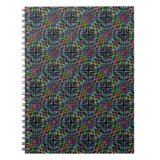 hypnotizing waves of color notebook