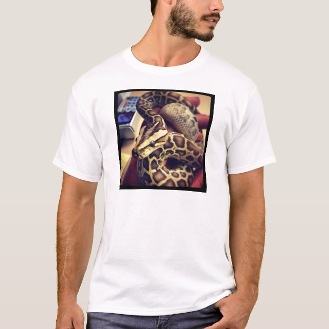 Hypo baby burmese python photo design. T-Shirt (Front)