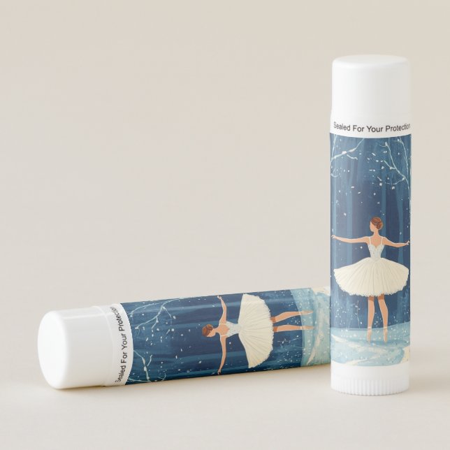 Hypoallergenic Christmas Snow Queen Lip Balm (Front)