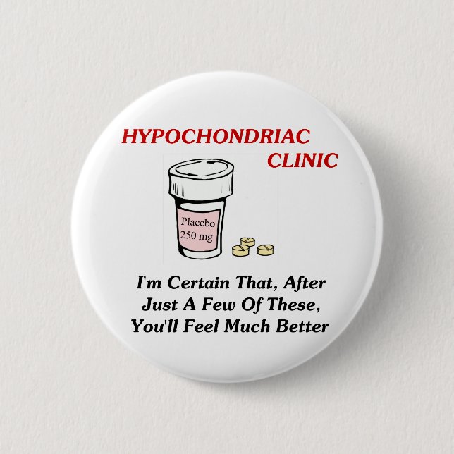 Hypochodriac Clinic Button (Front)
