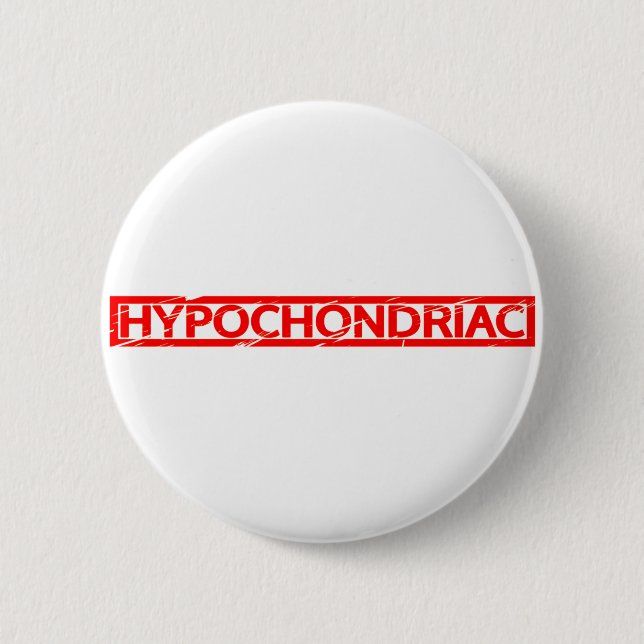 Hypochondriac Stamp Button (Front)