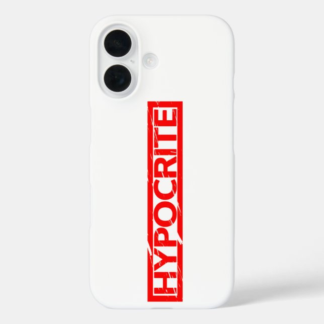 Hypocrite Stamp Case-Mate iPhone Case (Back)