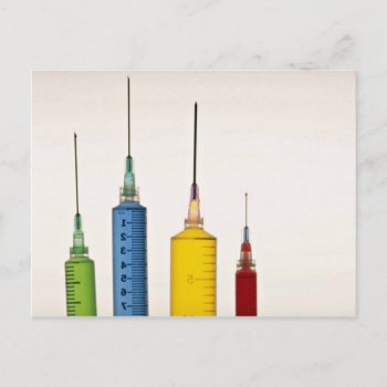Hypodermic Needles Postcard by inspirelove at Zazzle