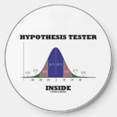 Hypothesis Tester Inside Stats Humor Wireless Charger (Front)
