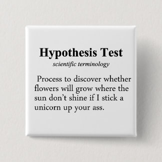 Hypothesis Testing Definition Pinback Button