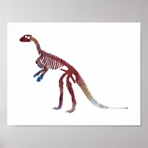 hypsilophodon skeleton poster