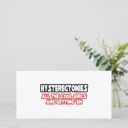 Hysterectomies...Cool Girls (Standing Front)