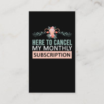 Hysterectomy Awareness Flowers Uterus Removal Business Card