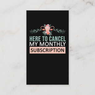 Hysterectomy Awareness Flowers Uterus Removal Business Card