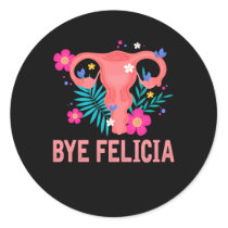 Hysterectomy Recovery Surgery Uterus Removal Classic Round Sticker