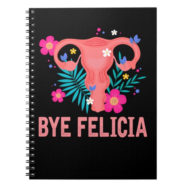 Hysterectomy Recovery Surgery Uterus Removal Notebook (Front)