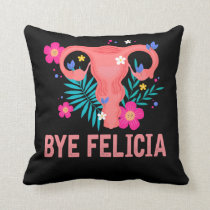 Hysterectomy Recovery Surgery Uterus Removal Throw Pillow