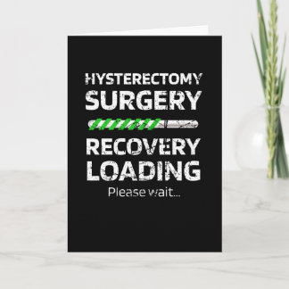 Hysterectomy Recovery | Uterus Removal Surgery Card