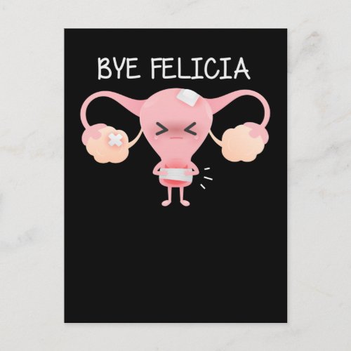 Hysterectomy Support Uterus Removal Postcard