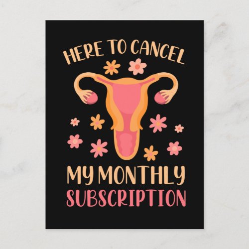 Hysterectomy Support Uterus Removal Survivor Postcard