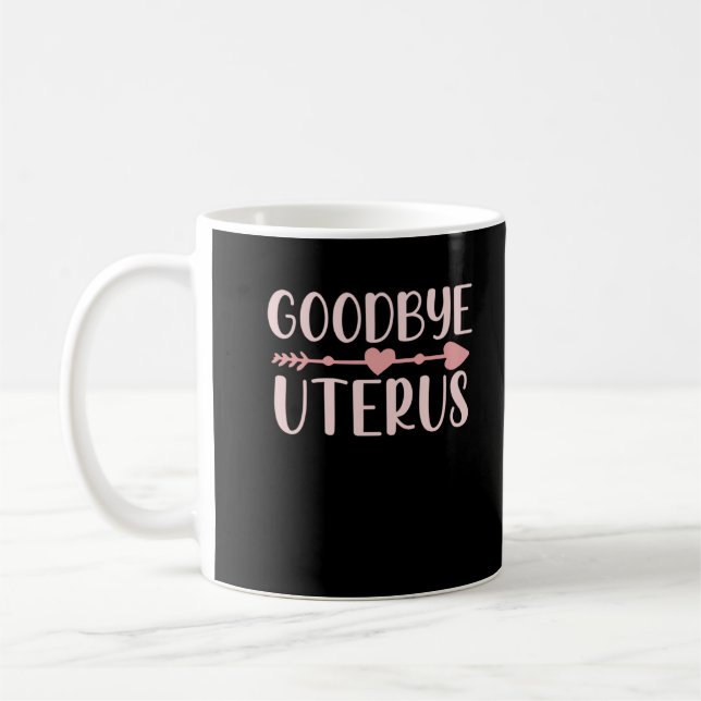 Hysterectomy Surgery Support Uterus Removal Coffee Mug (Left)