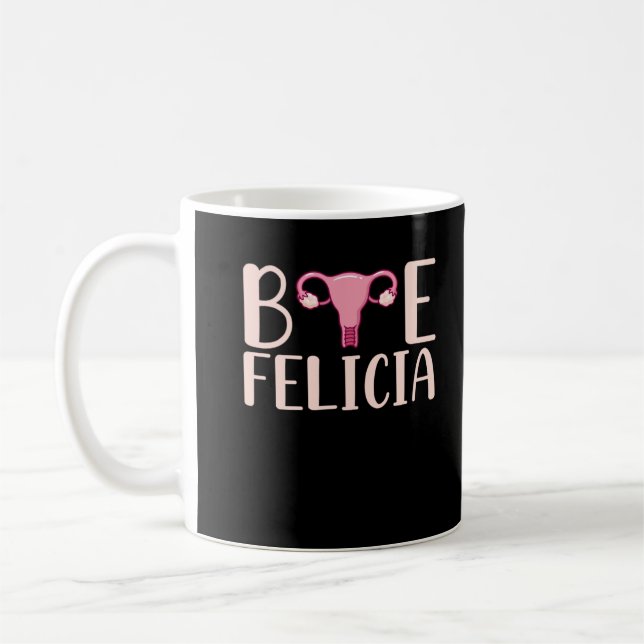 Hysterectomy Surgery Support Uterus Removal Coffee Mug (Left)