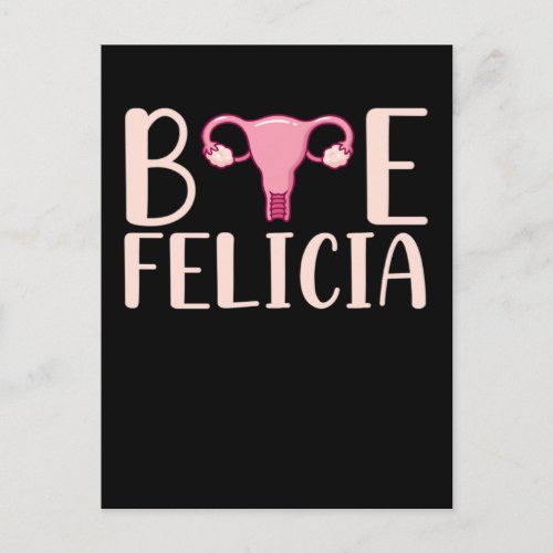 Hysterectomy Surgery Support Uterus Removal Postcard