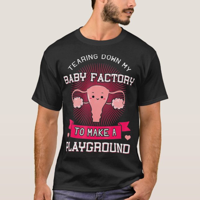 Hysterectomy Uterus Supracervical Surgery Survivor T-Shirt (Front)
