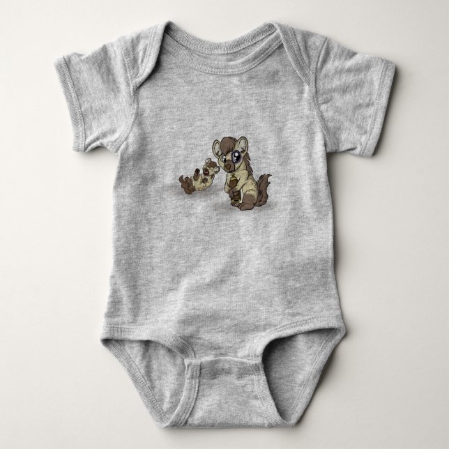Hysterical Hyena! Baby Bodysuit (Front)