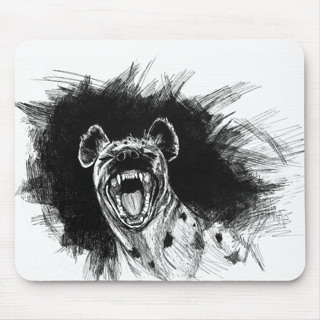 Hysterical Hyena Mouse Pad (Front)