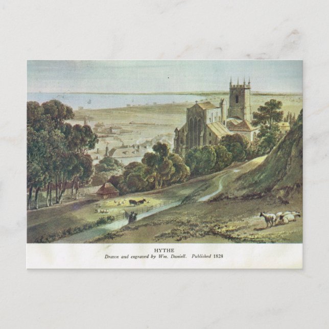 Hythe, 1824 postcard (Front)