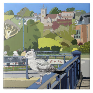 Hythe Kent England Ceramic Tile