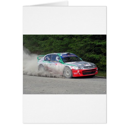 Hyundai Accent WRC Rally Car Cards (Front)