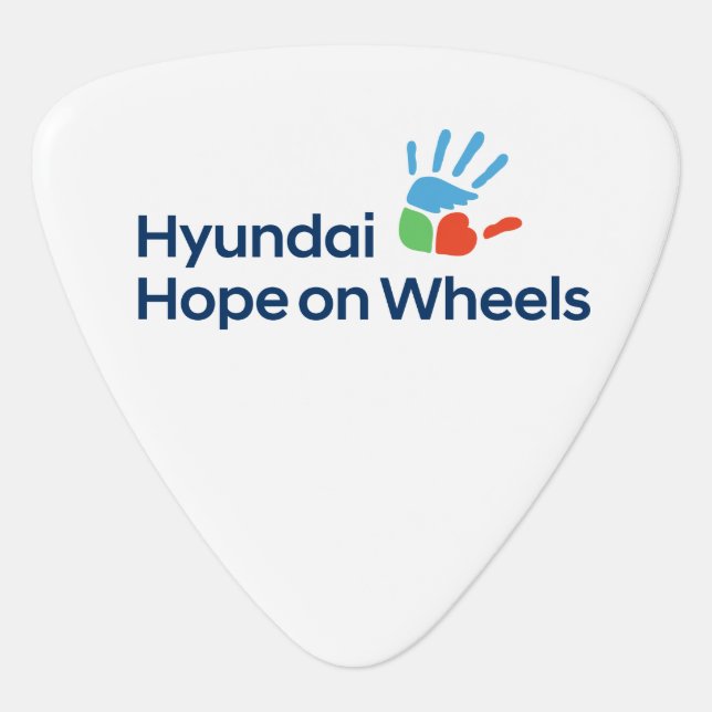 Hyundai & Hope on Wheels Guitar Pick (Front)