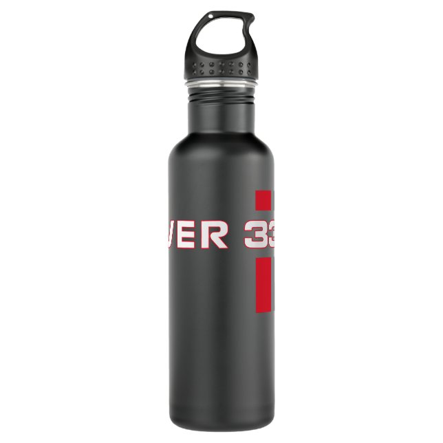 Hyundai i30N Performance Blue Stainless Steel Water Bottle (Front)