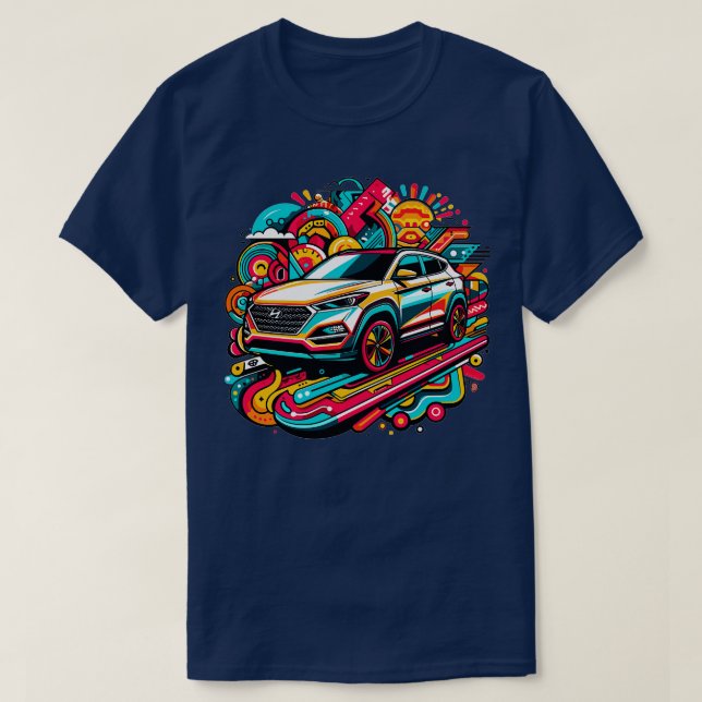 Hyundai Tucson 10 T-Shirt (Design Front)
