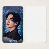 hyunjin from straykids zodiac card (Front & Back)