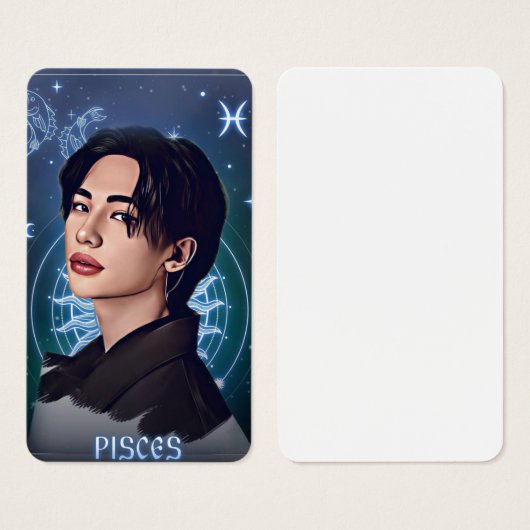 hyunjin from straykids zodiac card (Front & Back)