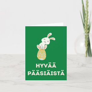 Hyvää Pääsiäistä, Finnish Happy Easter Card