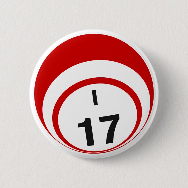 I17 Bingo Ball button (Front)
