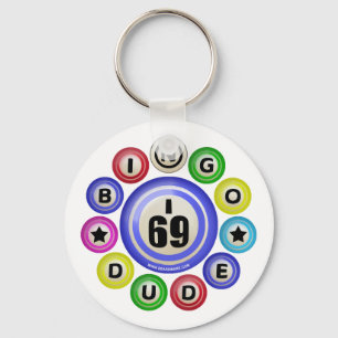 I69 Bingo Dude Keychain
