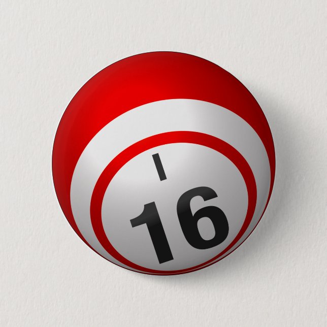 I 16 bingo button (Front)