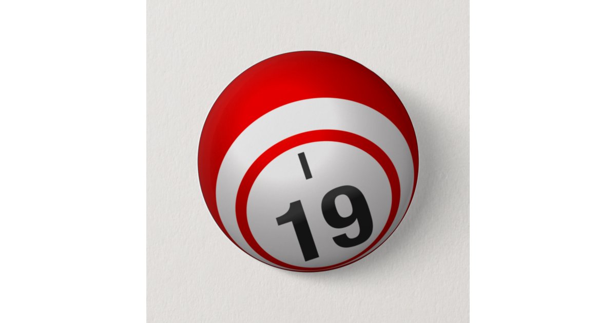 I 19 bingo button | Zazzle.com