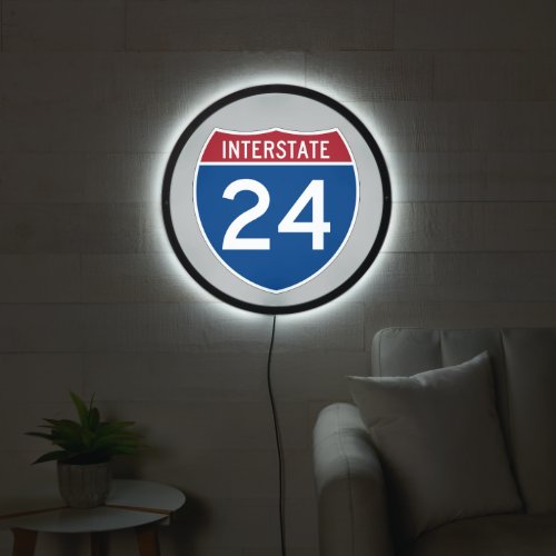 I_24 Highway Sign