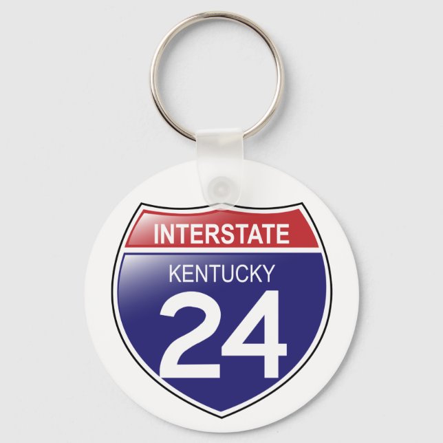 I-24 Kentucky Keychain (Front)