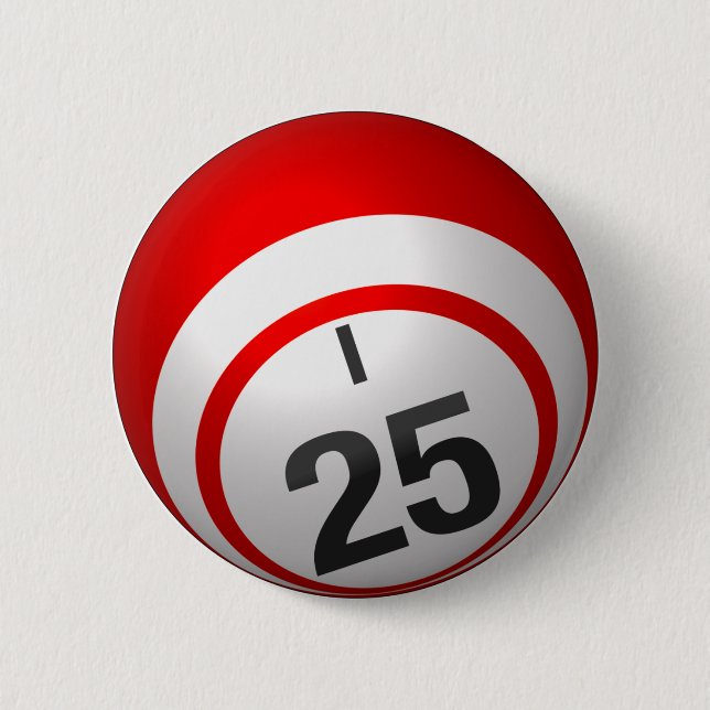 I 25 bingo button (Front)