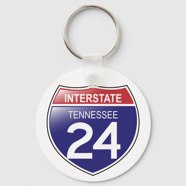 I-25 Tennessee Keychain (Front)