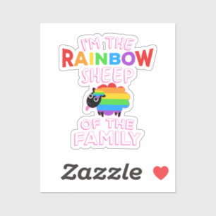 I_39_m The Rainbow Sheep Of The Family - LGBT Gay Sticker