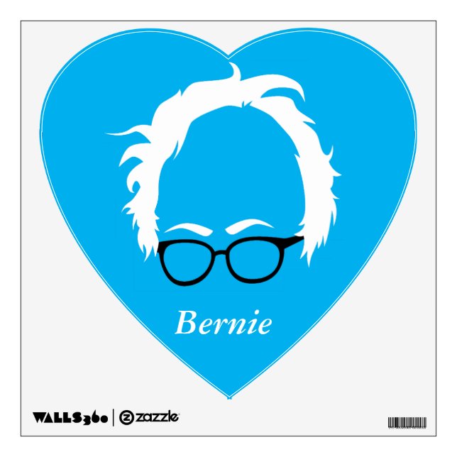 I <3 Bernie Wall Decal (Front)