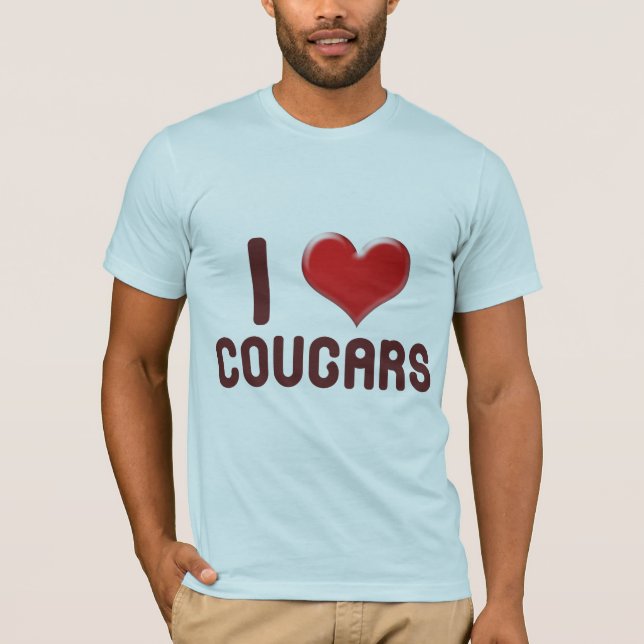 I <3 Cougars T-Shirt (Front)