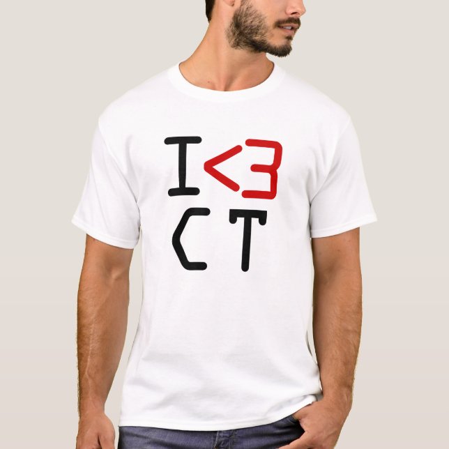 I <3 CT T-Shirt (Front)