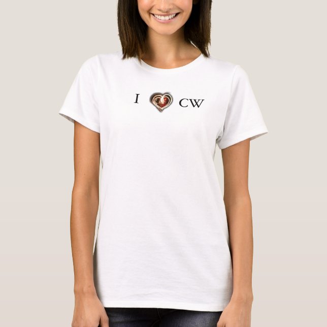 I <3 CW 4 girls T-Shirt (Front)